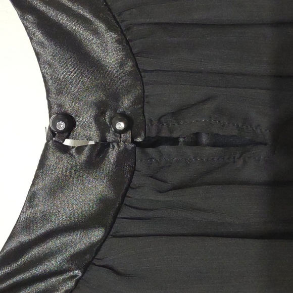 Vintage Connected Apparel Black Gothic Tent Trapeze Dress Size 12 - Picture 10 of 10